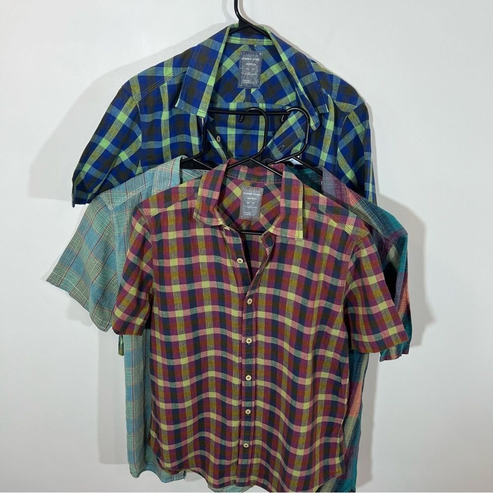 (4 shirts) Cooper & Jones button down casual shirts | Size S